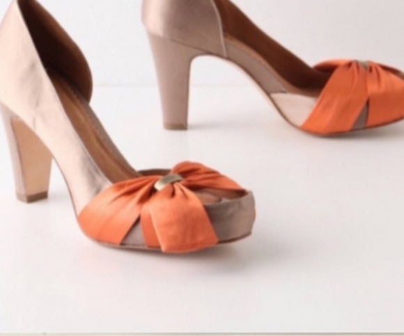 Miss Albright satin peekaboo toe heels size 9 - Picture 3 of 3